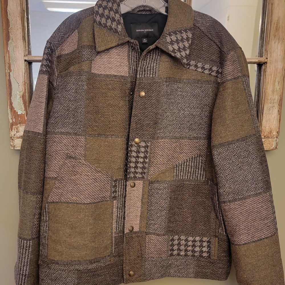 Banana Republic Multi-Tone Patchwork Jacket - image 1